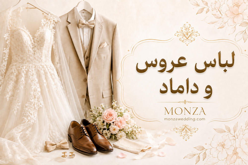 لباس مناسب عروس و داماد